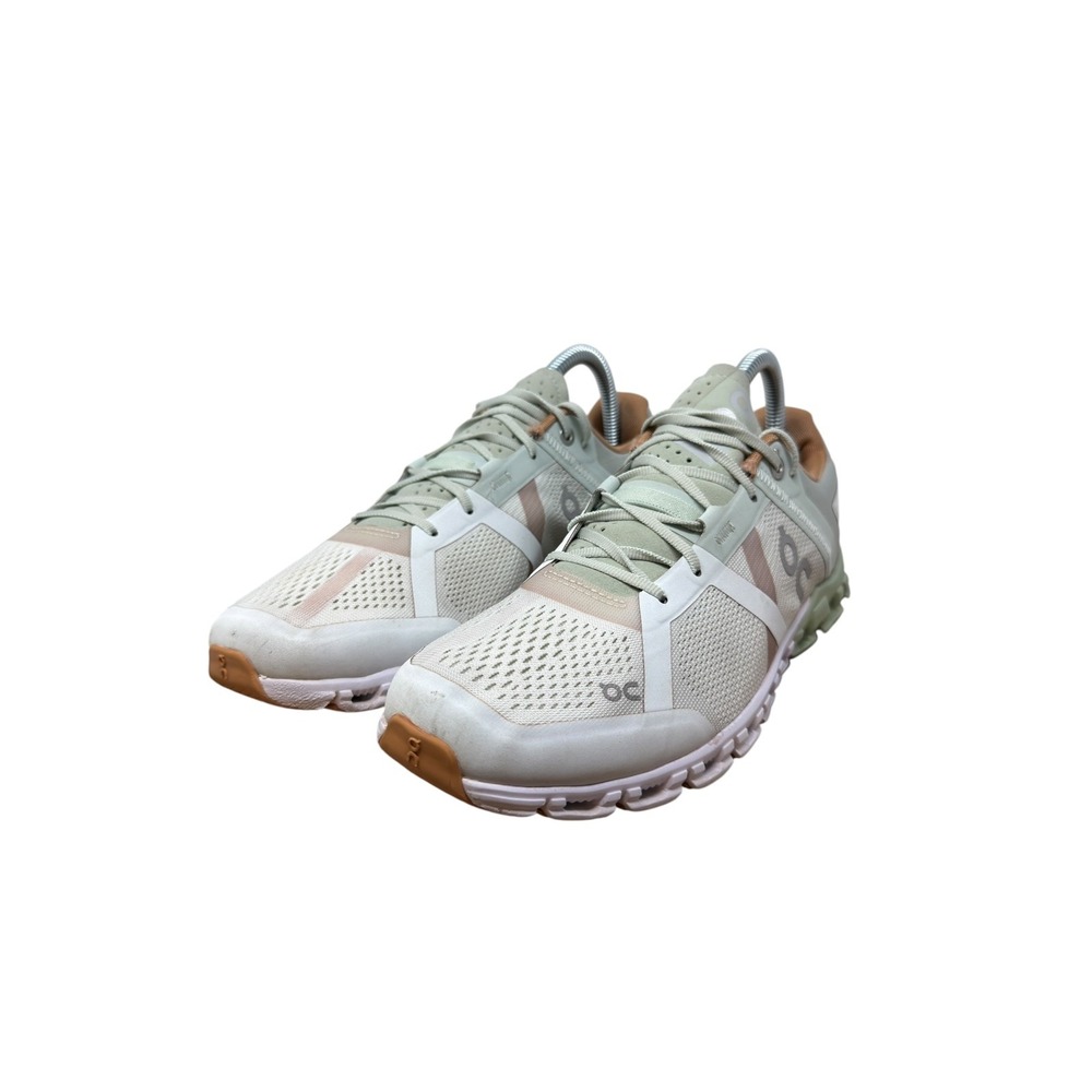 On Running Women's Sneakers in Light Sage, Cream & Tan - Picture 5 of 10